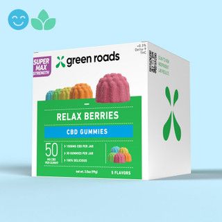 New! Supermax strength relax berries 50 mg per gummy
