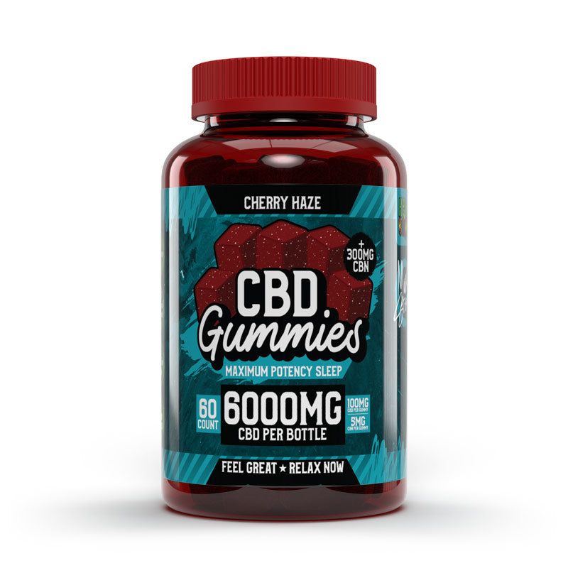 NEW - MysticLabs CBD Sleep Gummies - 6000mg (60 ct)