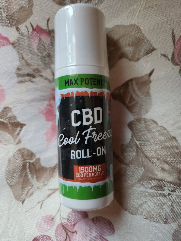 NEW PRODUCT - CBD COOL FREEZE ROLL-ON, 1500 MG Per Bottle. DELTA-9 THC (LEGAL 0 3%)