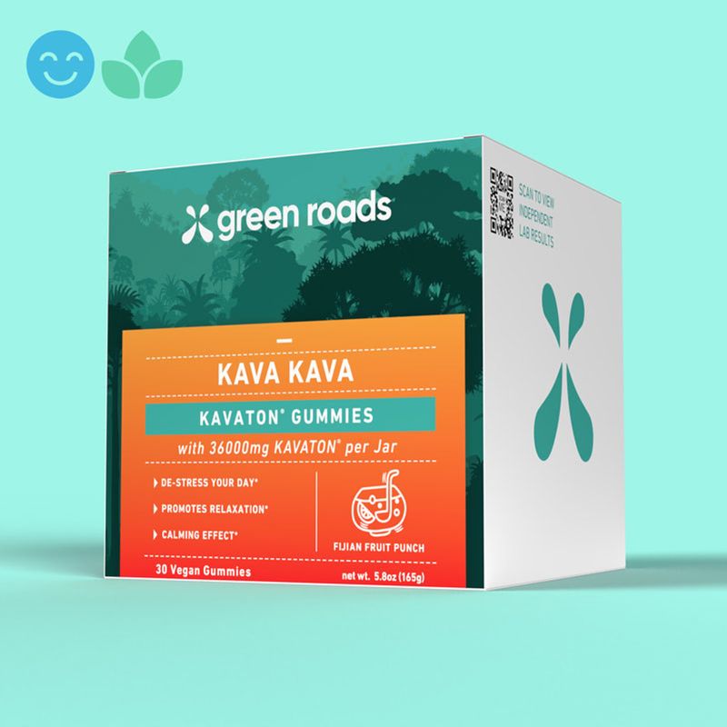 NEW! GREEN ROADS KAVA KAVA KAVATON GUMMIES