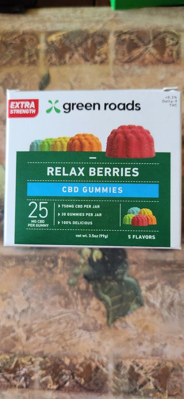 NEW - Extra Strength, 25mg CBD Relax Bears - 750mg total per 30 ct jar