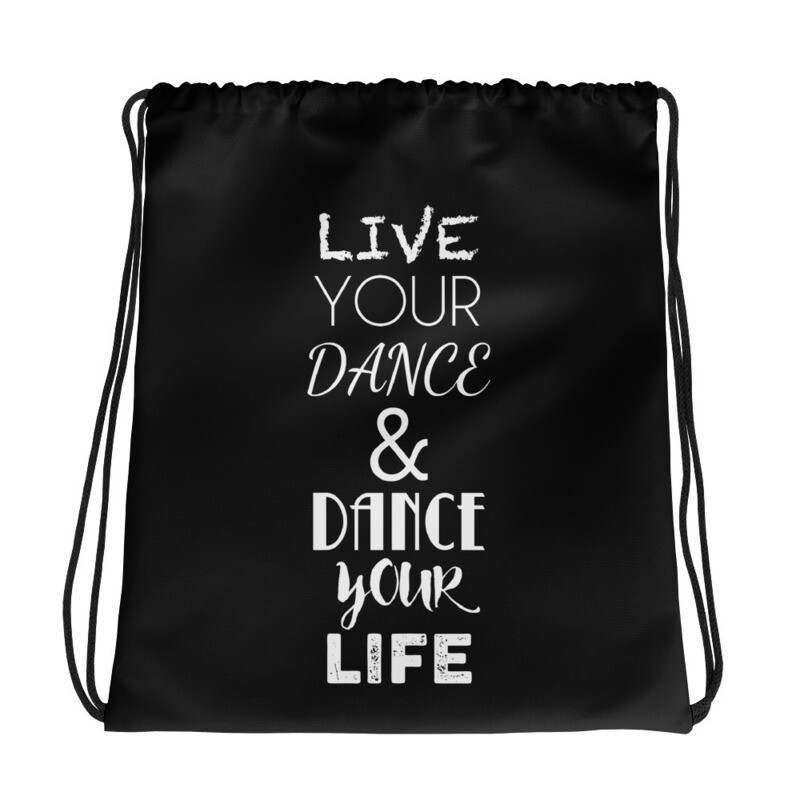 Black Drawstring bag