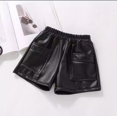 Leather Pocket Shorts 