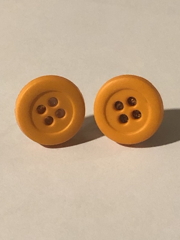Button earrings 