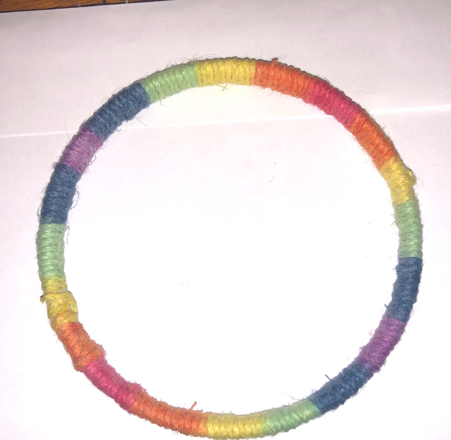 Rainbow Hemp Bracelet