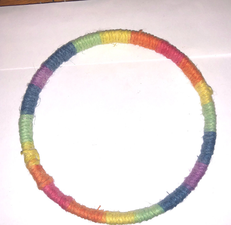 Rainbow Hemp Bracelet