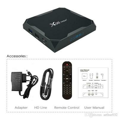 4GB - X96 Max+ with Dual band WiFi and Bluetooth 3869047205