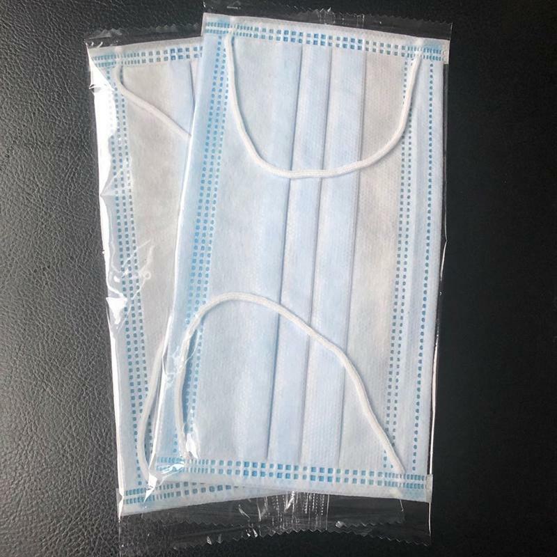 Disposable Face Masks with Three Layer Protection of 10 Disposable Face Masks with Three Layer Protection of 10