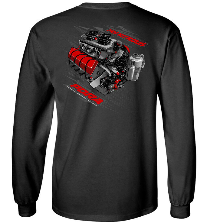 Nitrous Engine Design Long Sleeve Shirt