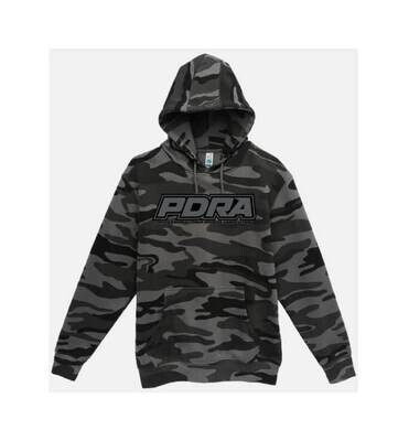 PDRA Logo Gray Camo Hooded Sweatshirt