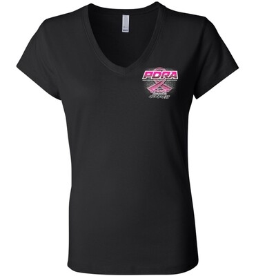 Ladies PDRA Breast Cancer Awareness Design T-Shirt