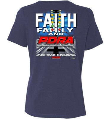 Faith, Family & PDRA Ladies T-Shirt