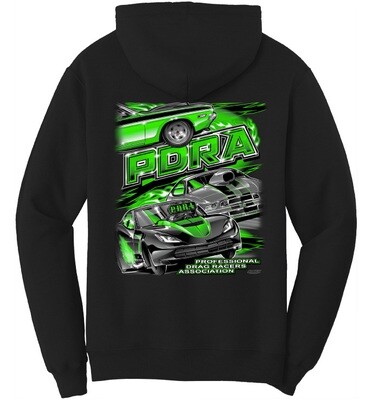 PDRA Green Cars T-Shirt Hooded Sweatshirt