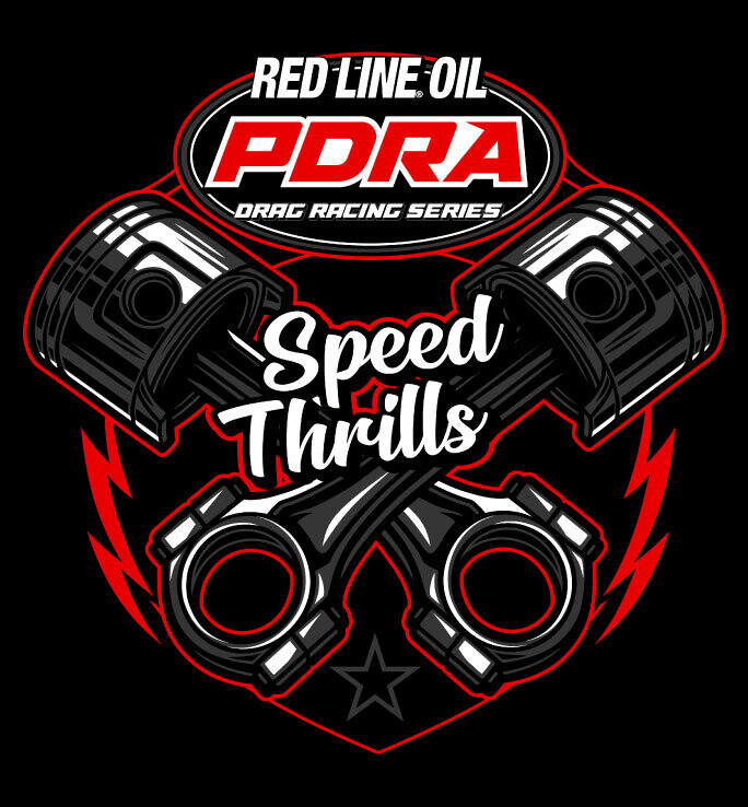 PDRA Speed Thrills Design T-shirt