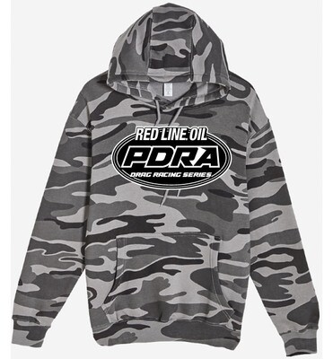 PDRA Logo Gray Camo Hooded Sweatshirt