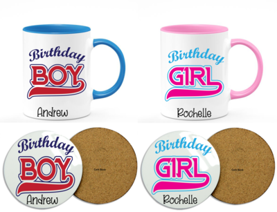 Mug &amp; Coaster Sets for Kids
