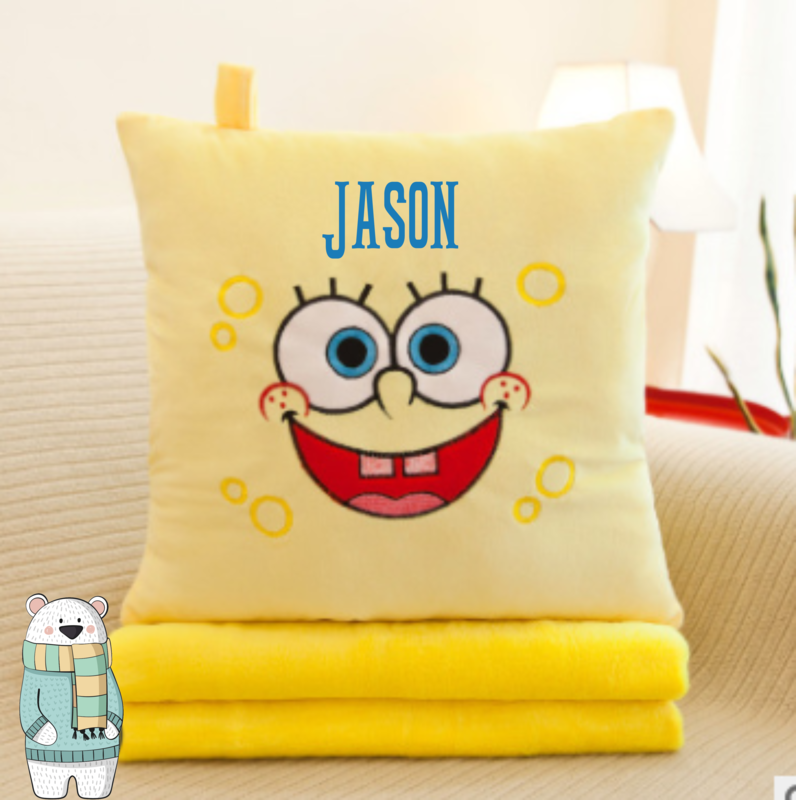 Customized Throw Blanket &amp; Pillow Sets for Friends &amp; Family-Gift for Mom-Customized gift for Her-Gift for Friend-Gift for kids-Holiday Gift for Her-Housewarming Gift-Birthday Gift for Him