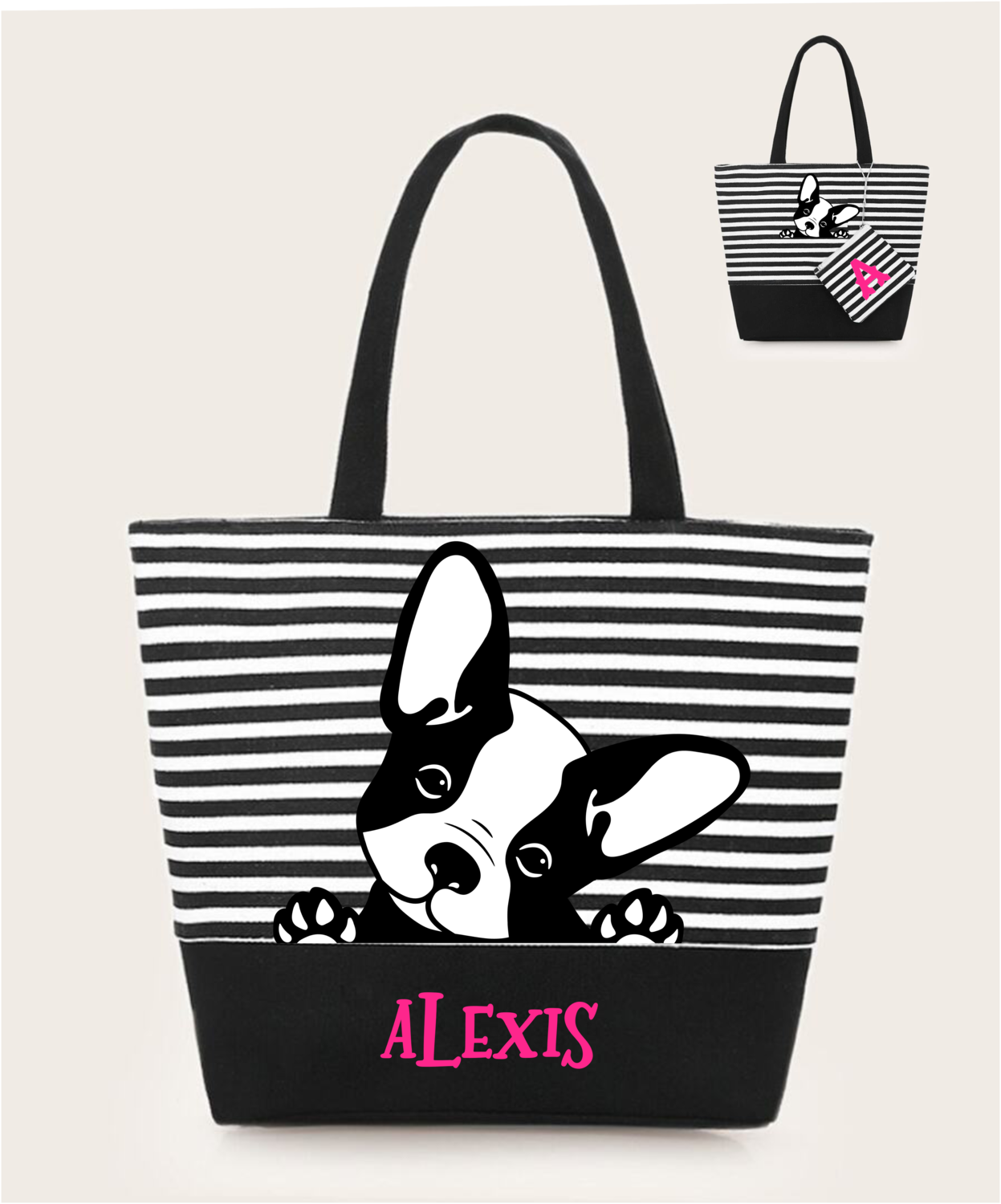 Personalized Tote Bags With Accessories For Girls
