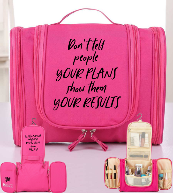 Personalized Travel Pouches With Hanging Hook