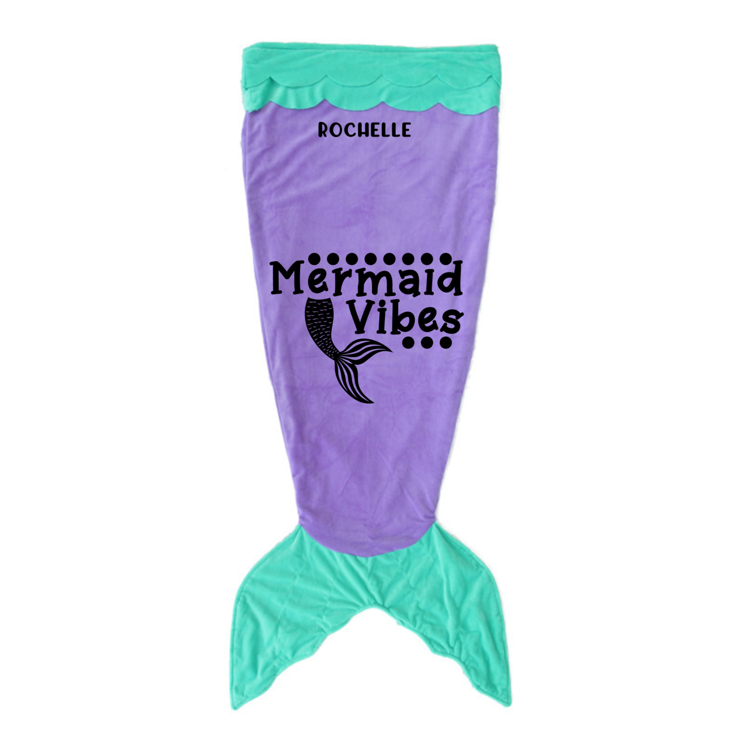 Personalized Plush Tail Sack Blankets For Kids