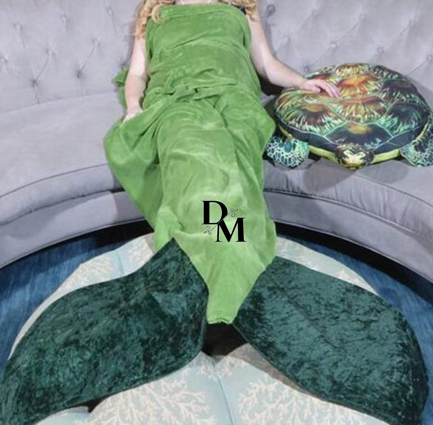 Personalized Plush Tail Sack Blankets