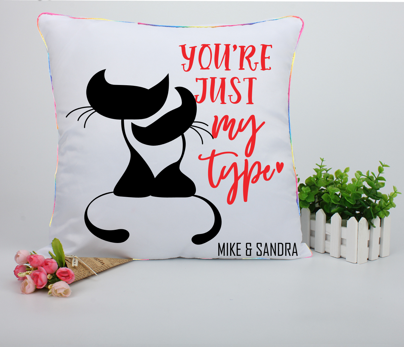 Personalized Throw Pillows for Family-Valentines Gift-Birthday Gift-Gift for Husband-Gift for Wife-Gift for Boyfriend-Gift for Girlfriend-Holiday Gift