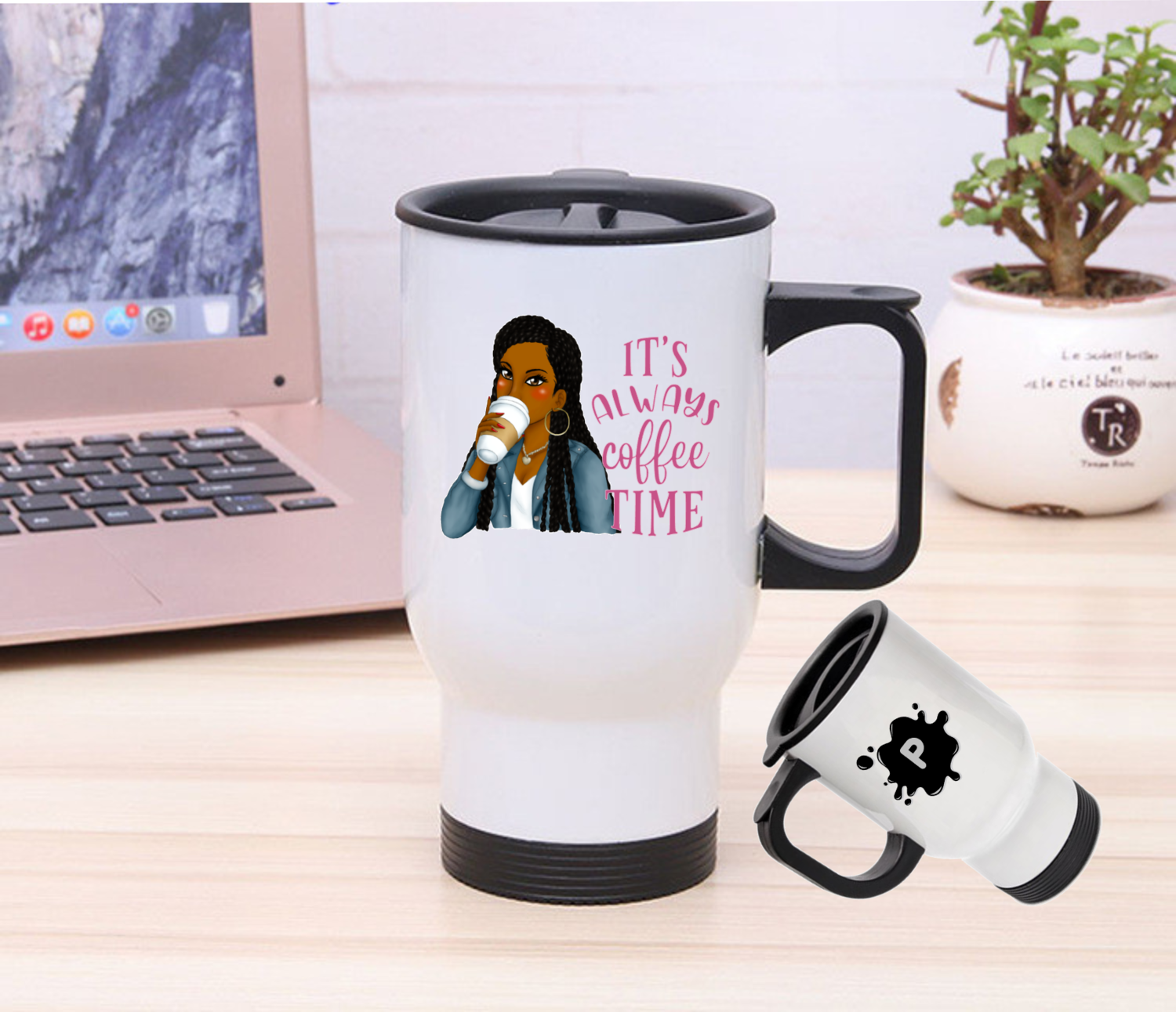 Personalized Stainless Steel Travel Mugs