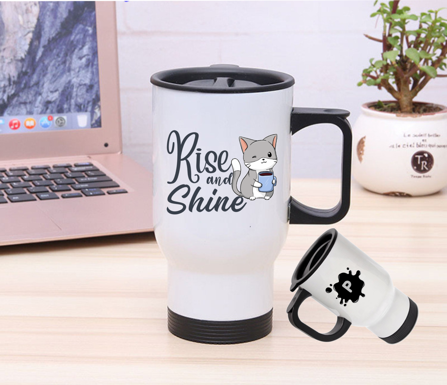 Personalized Stainless Steel Travel Mugs