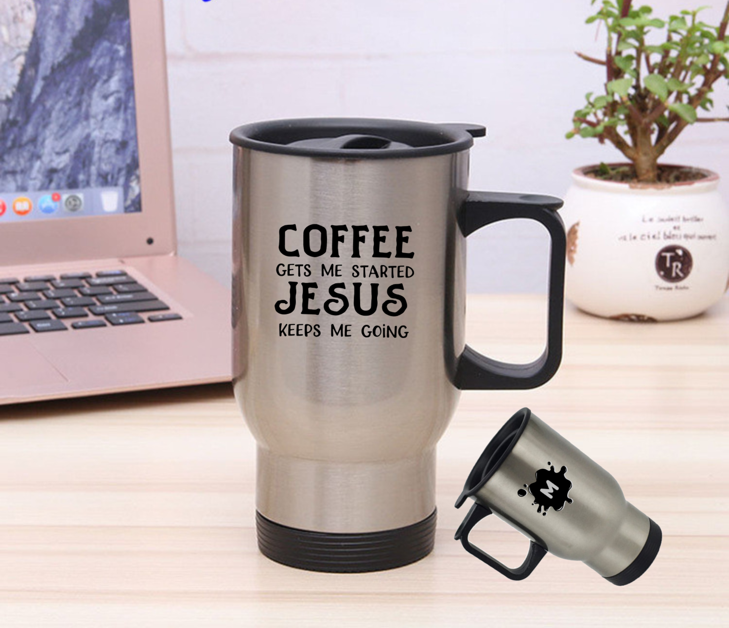 Personalized Stainless Steel Travel Mugs
