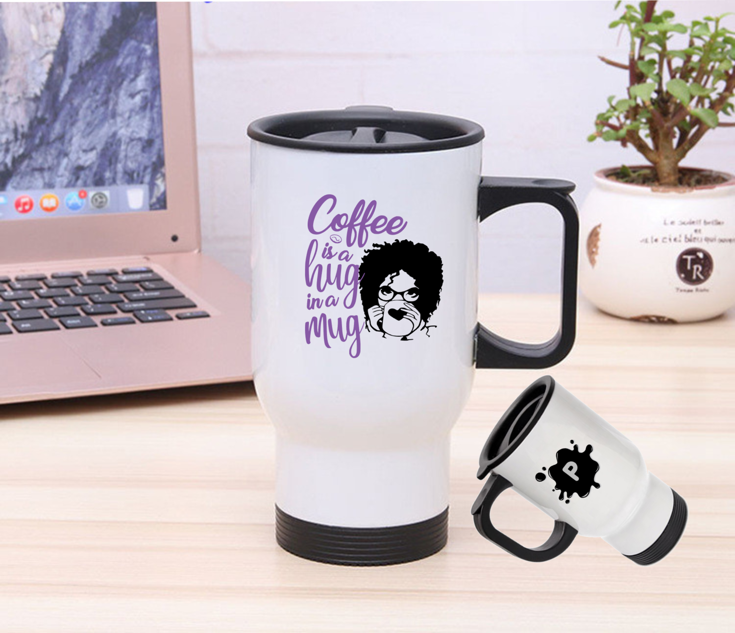 Personalized Stainless Steel Travel Mugs