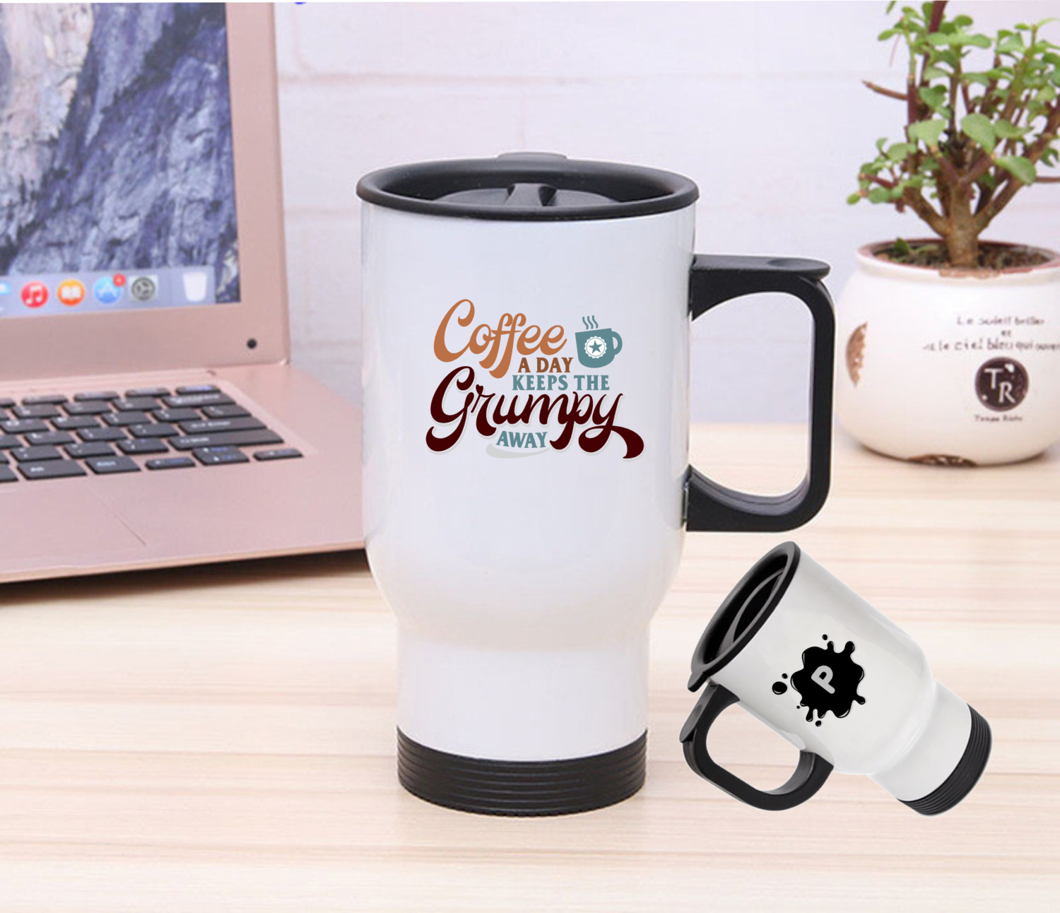 Personalized Stainless Steel Travel Mugs