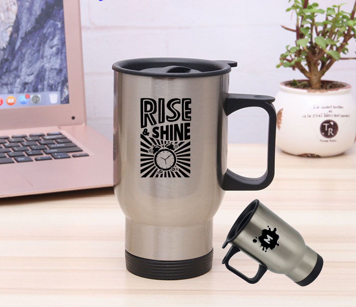 Personalized Stainless Steel Travel Mugs