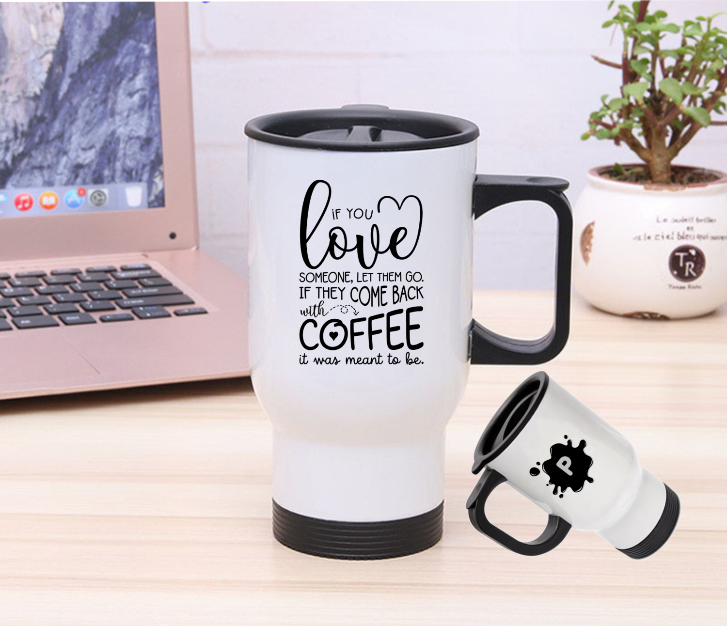 Personalized Stainless Steel Travel Mugs