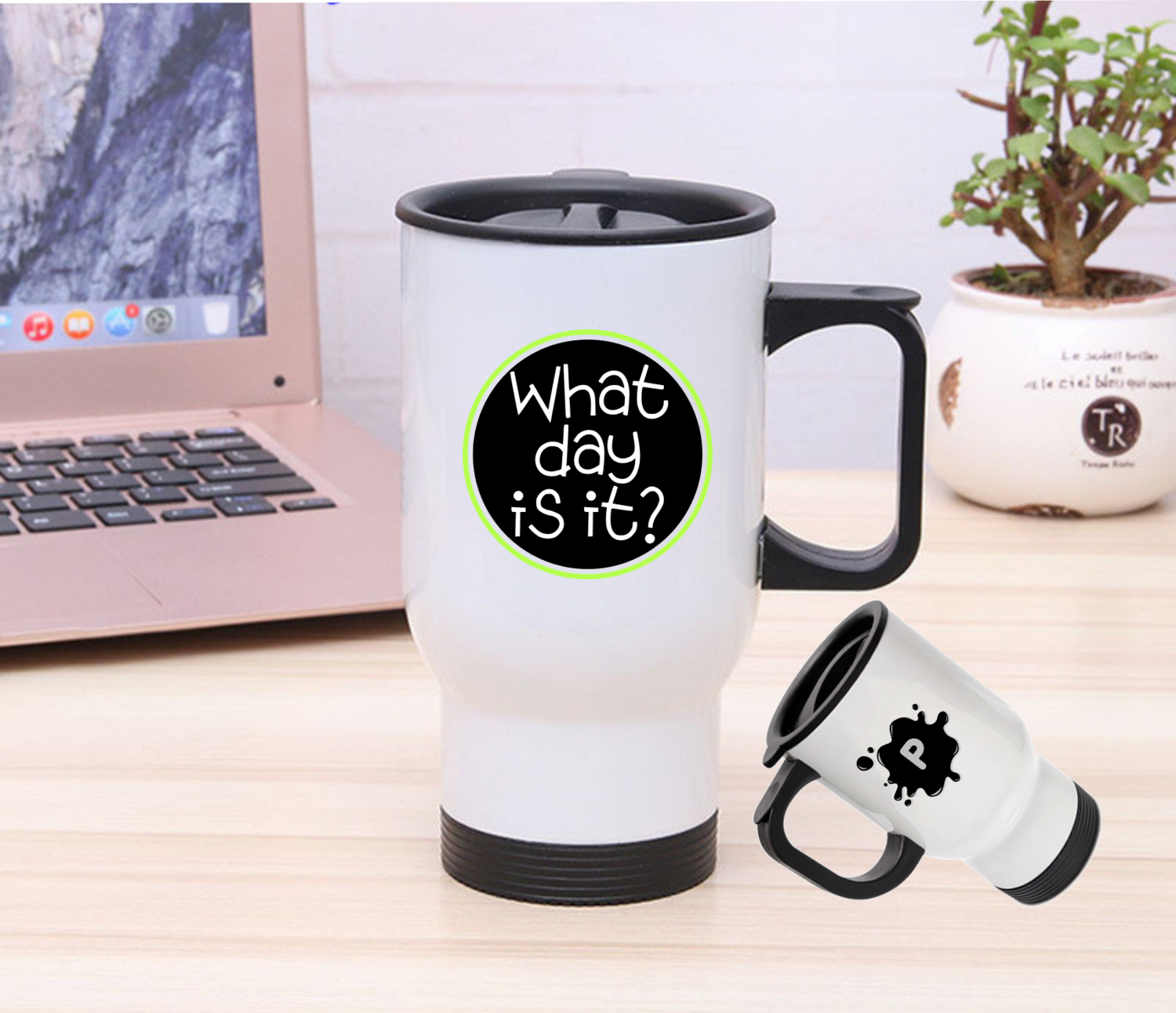 Personalized Stainless Steel Travel Mugs