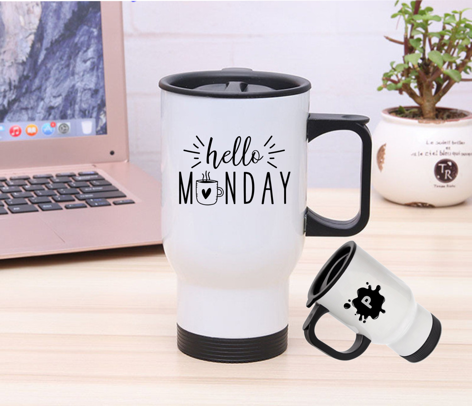 Personalized Stainless Steel Travel Mugs