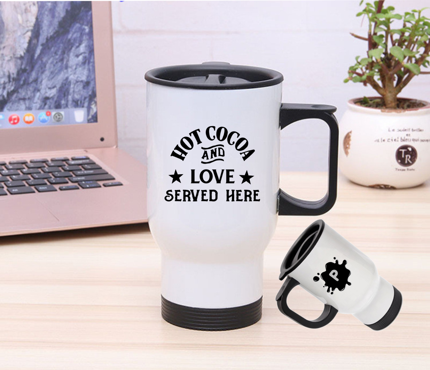 Personalized Stainless Steel Travel Mugs