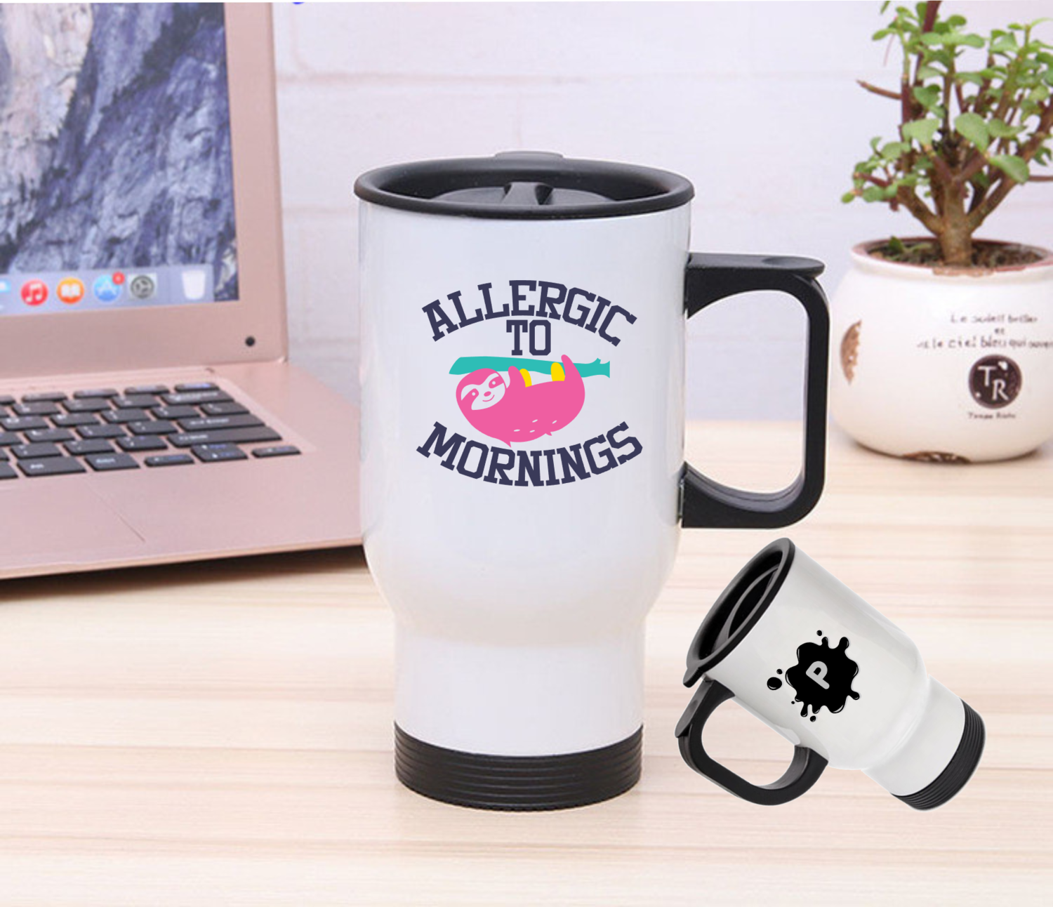 Personalized Stainless Steel Travel Mugs