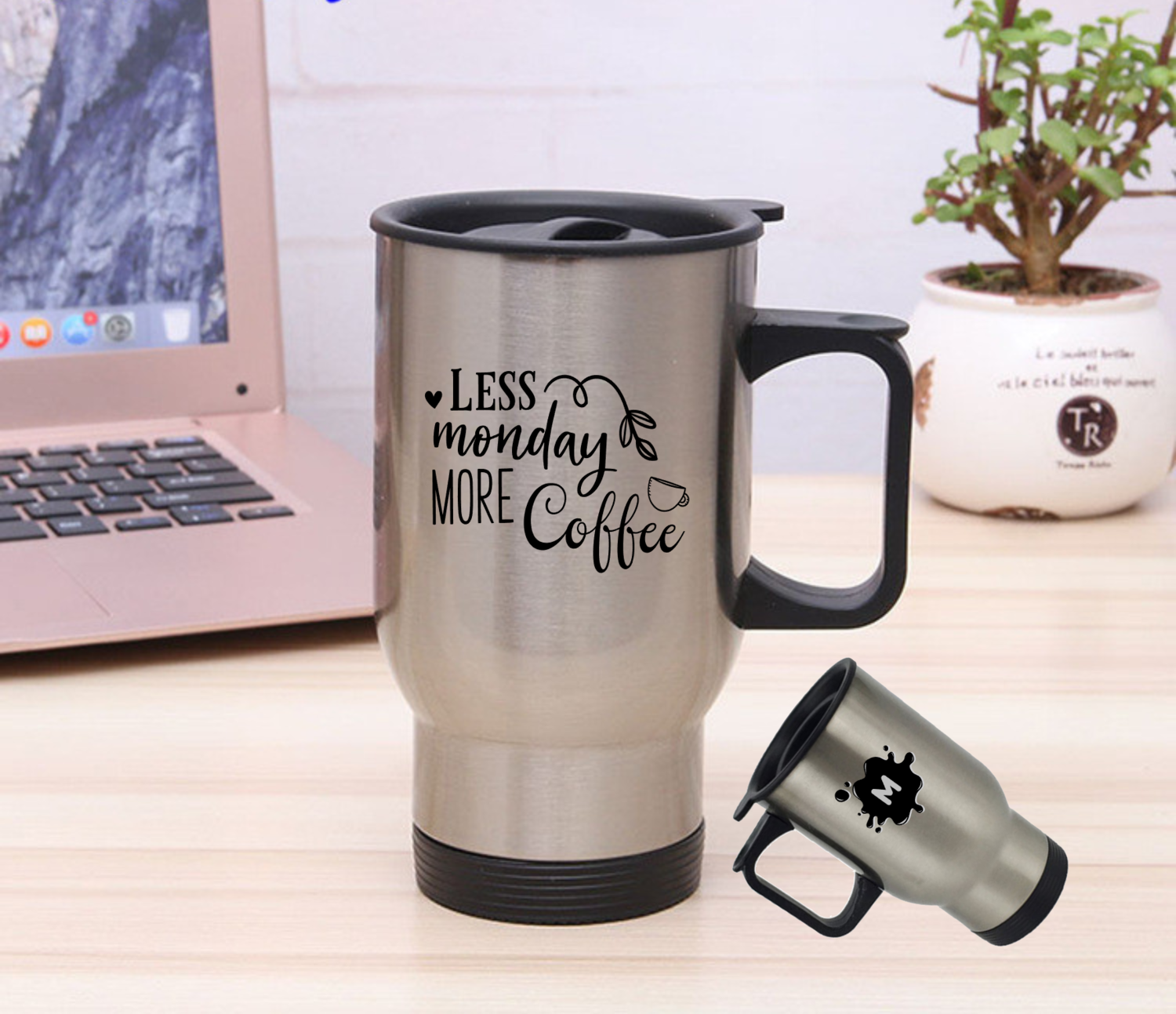 Personalized Stainless Steel Travel Mugs