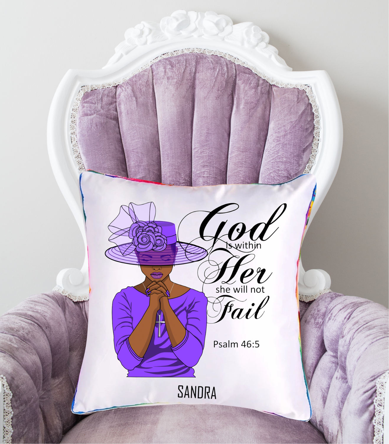 personalized prayer pillow