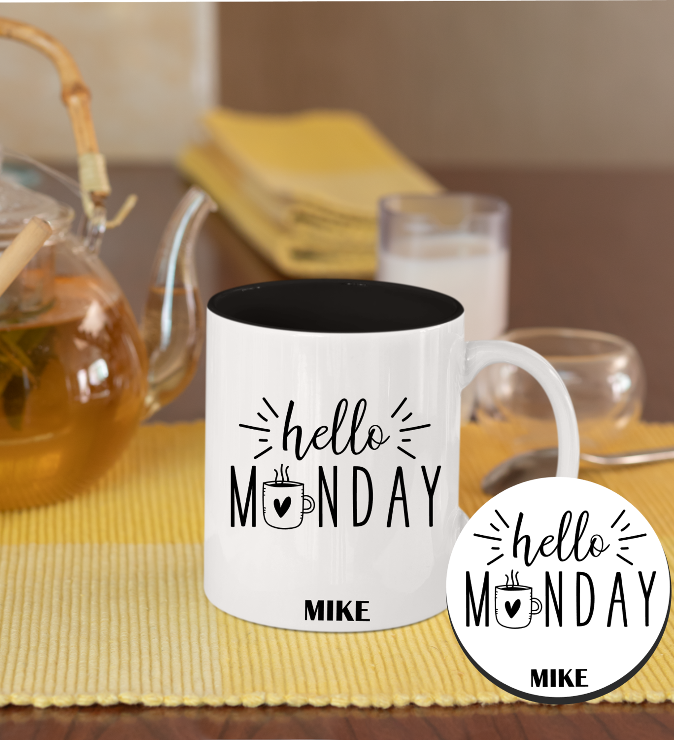 Personalized Mug &amp; Coaster Sets