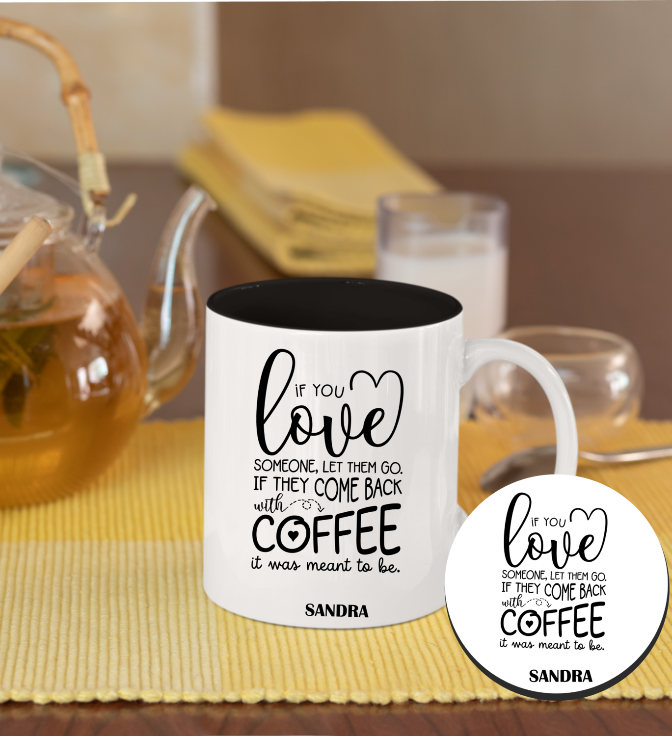 Personalized Mug &amp; Coaster Sets