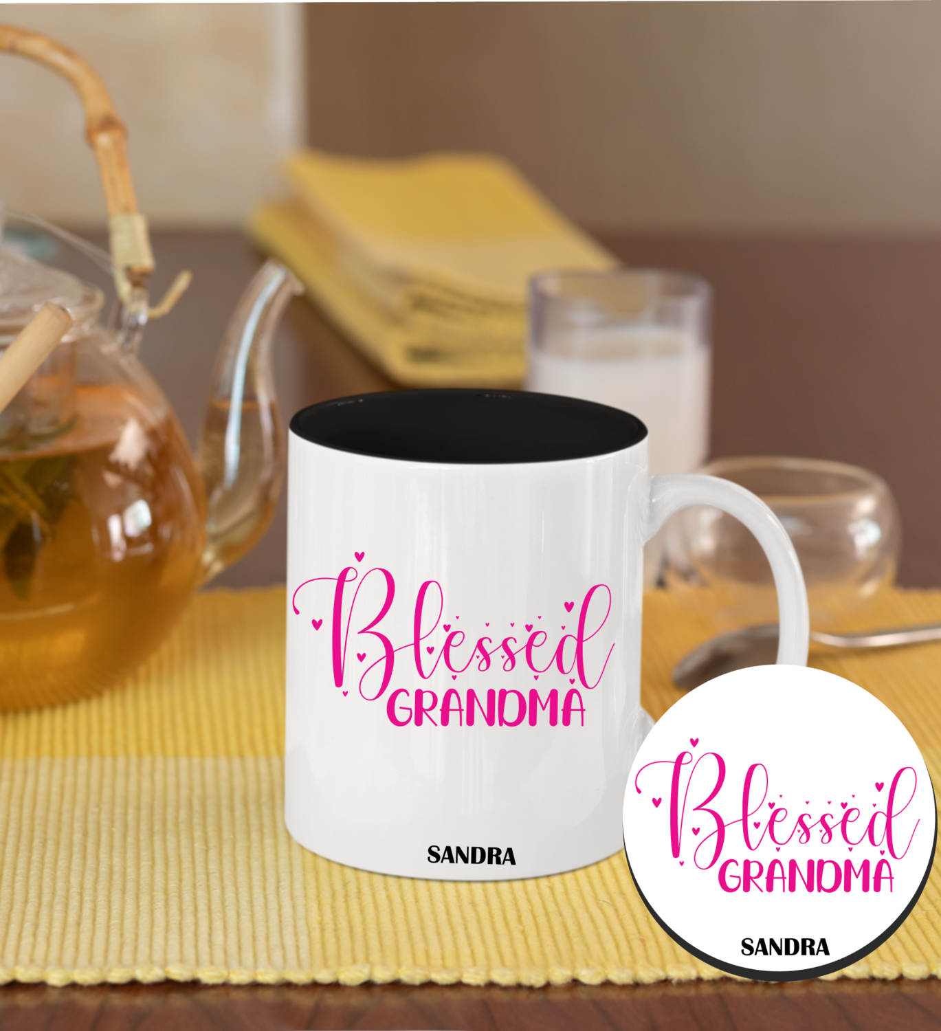 Personalized Mug &amp; Coaster Sets