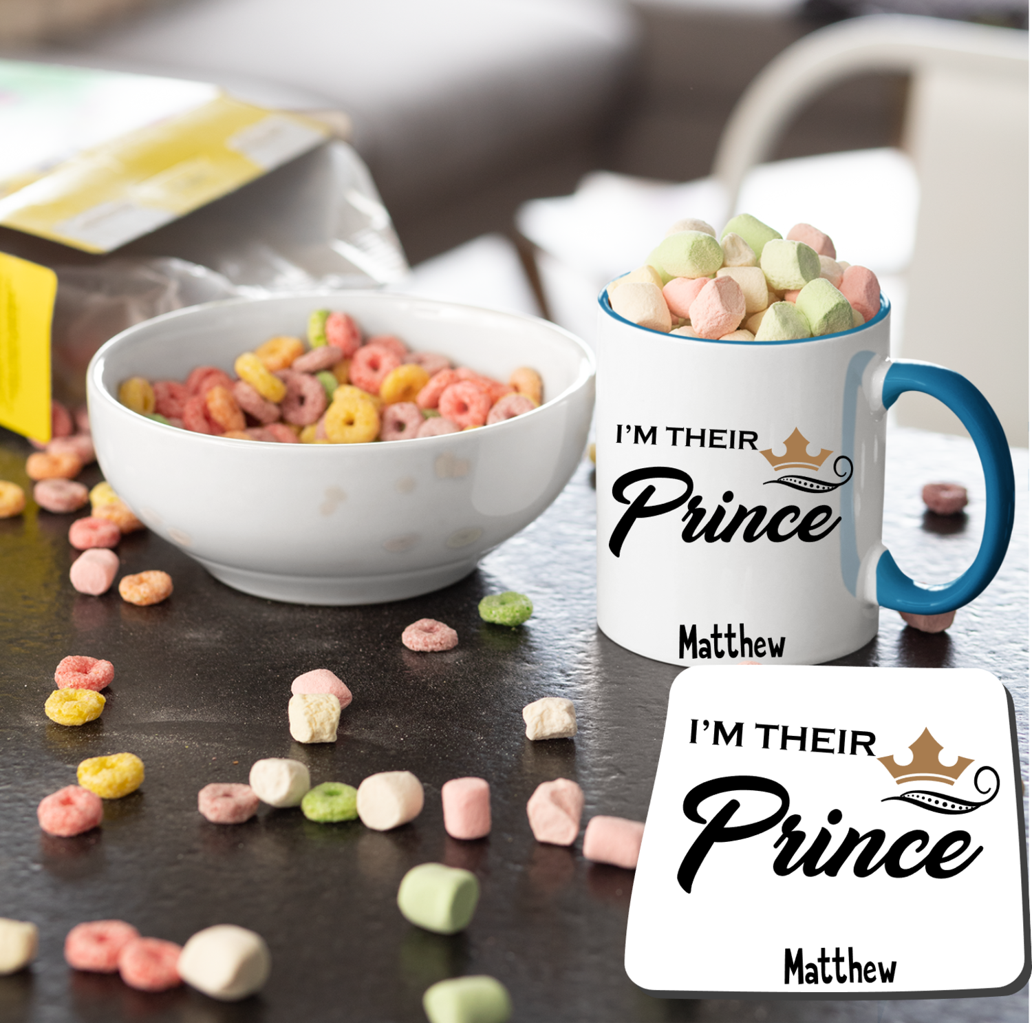 Personalized Mug &amp; Coaster Sets For Kids