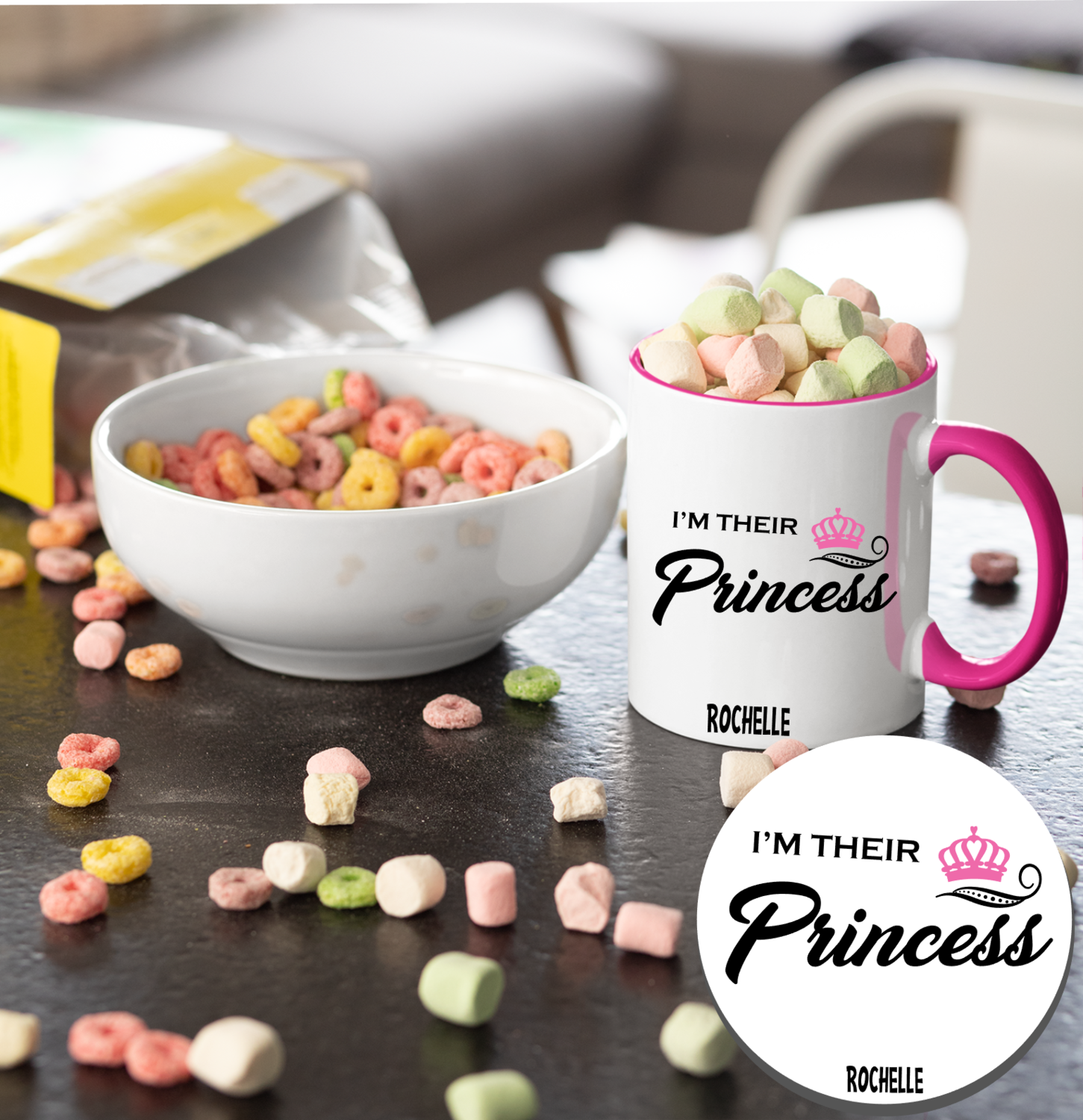 Personalized Mug &amp; Coaster Sets For Kids