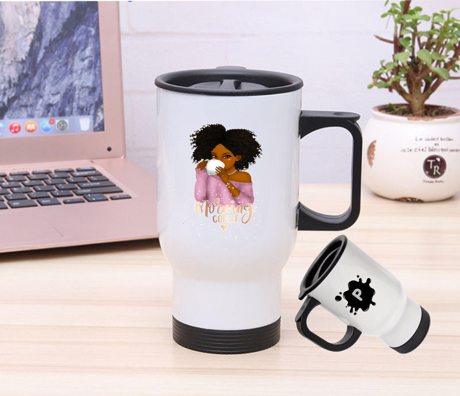 Personalized Stainless Steel Travel Mugs