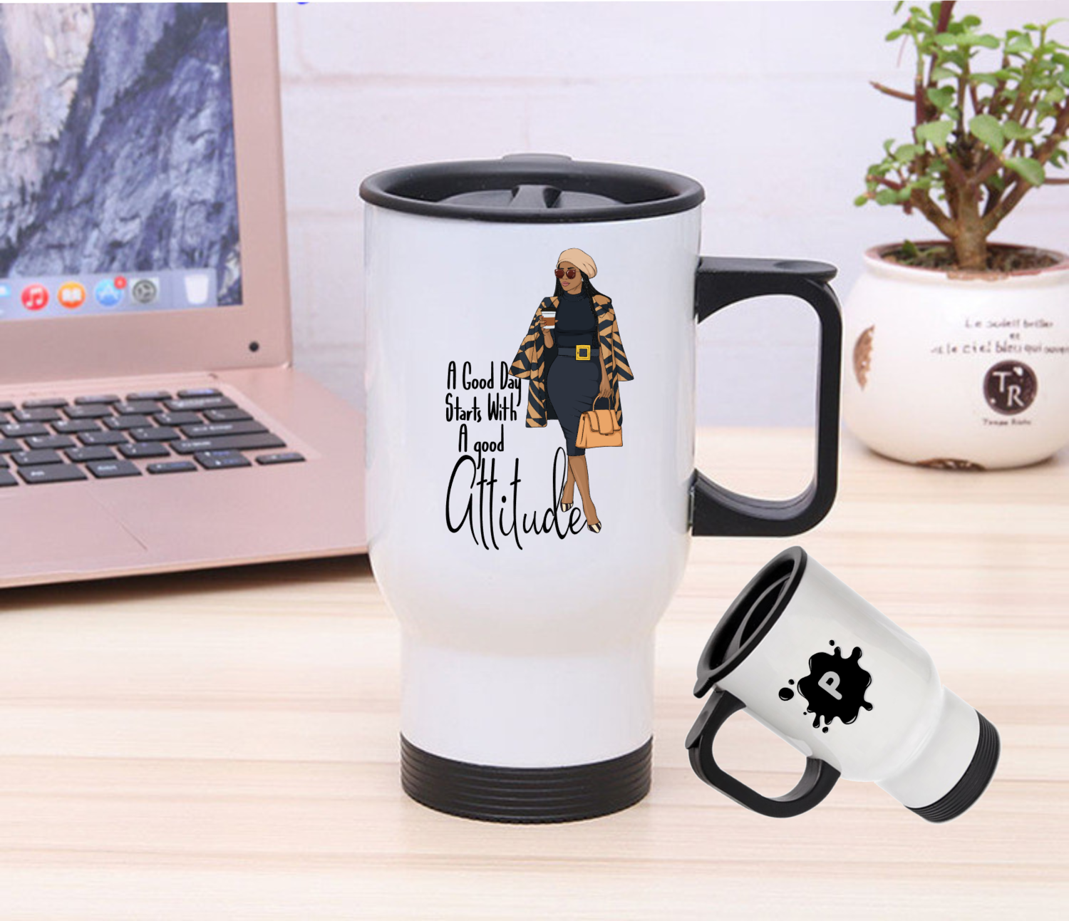 Personalized Stainless Steel Travel Mugs