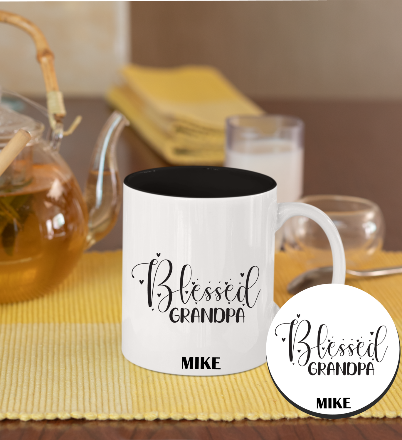 Personalized Mug &amp; Coaster Sets