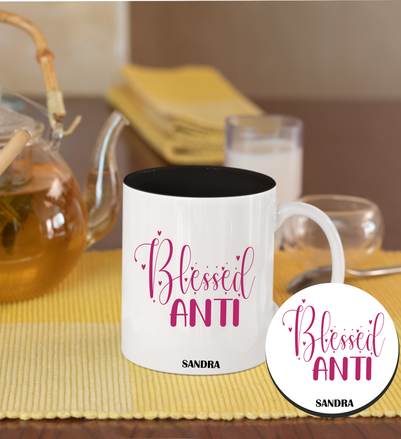 Personalized Mug &amp; Coaster Sets