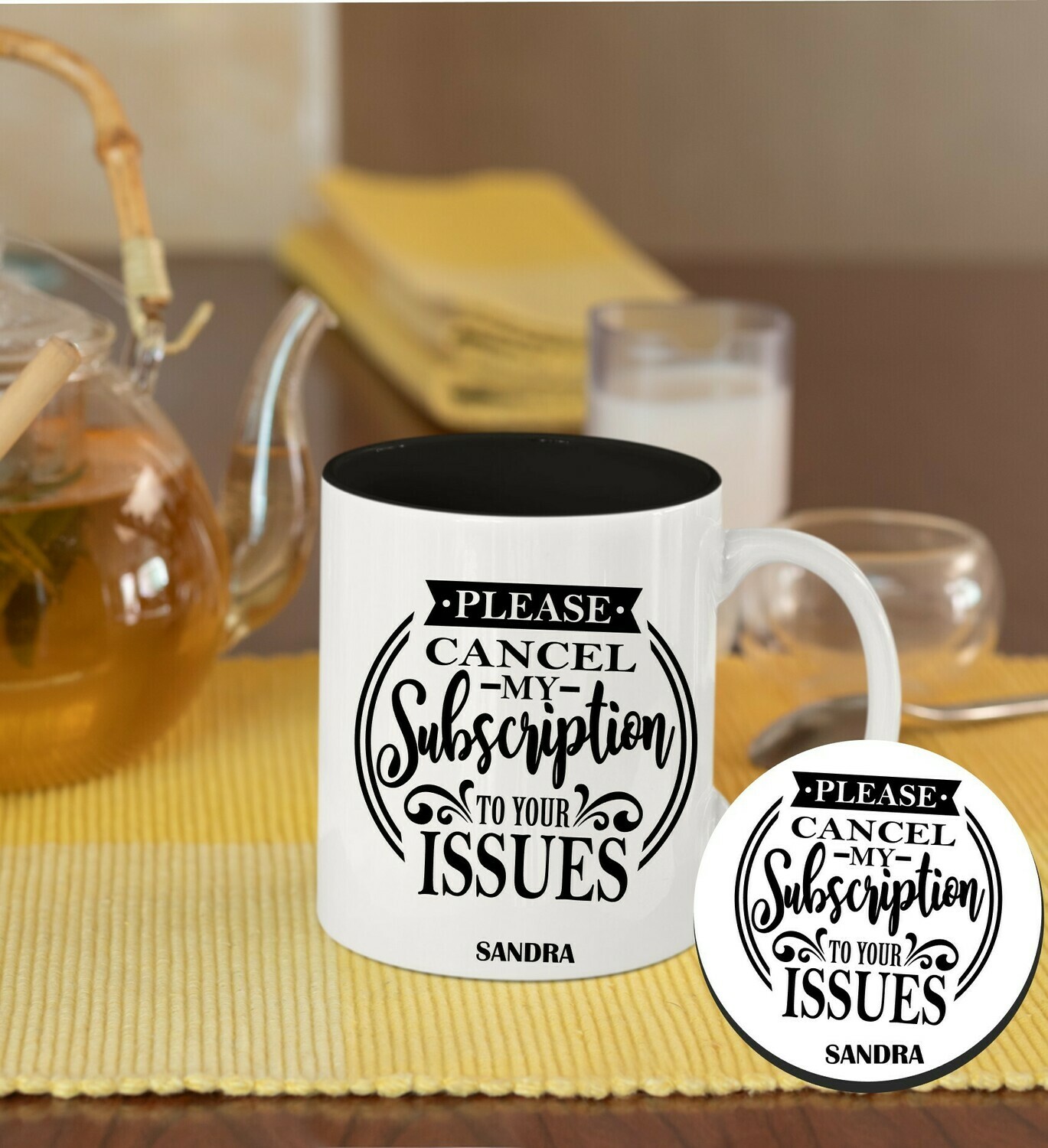 Personalized Mug &amp; Coaster Sets