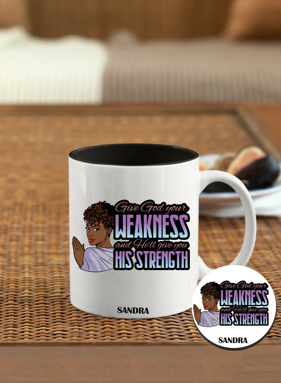 Mug &amp; Coaster Sets-Prayerful